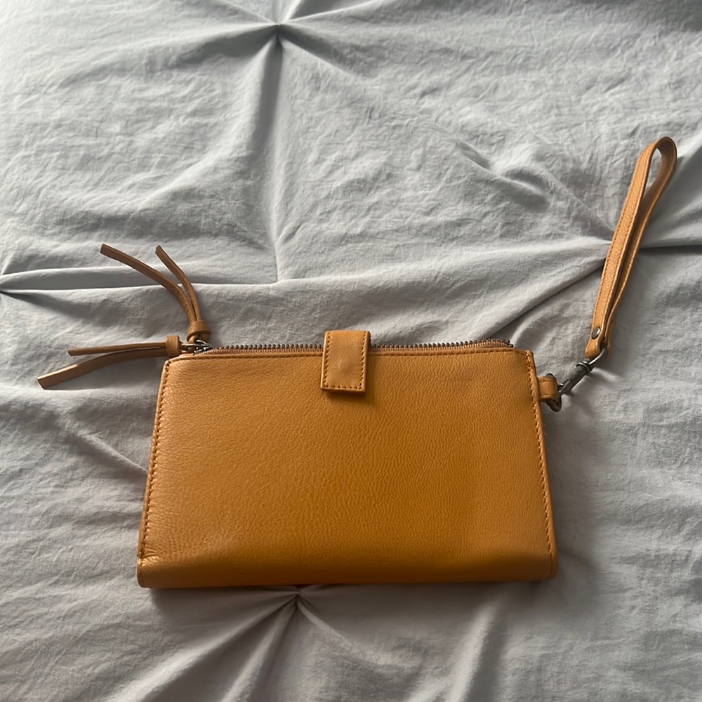 Brand new no tags Lucky Brand Mustard Yellow Wallet!